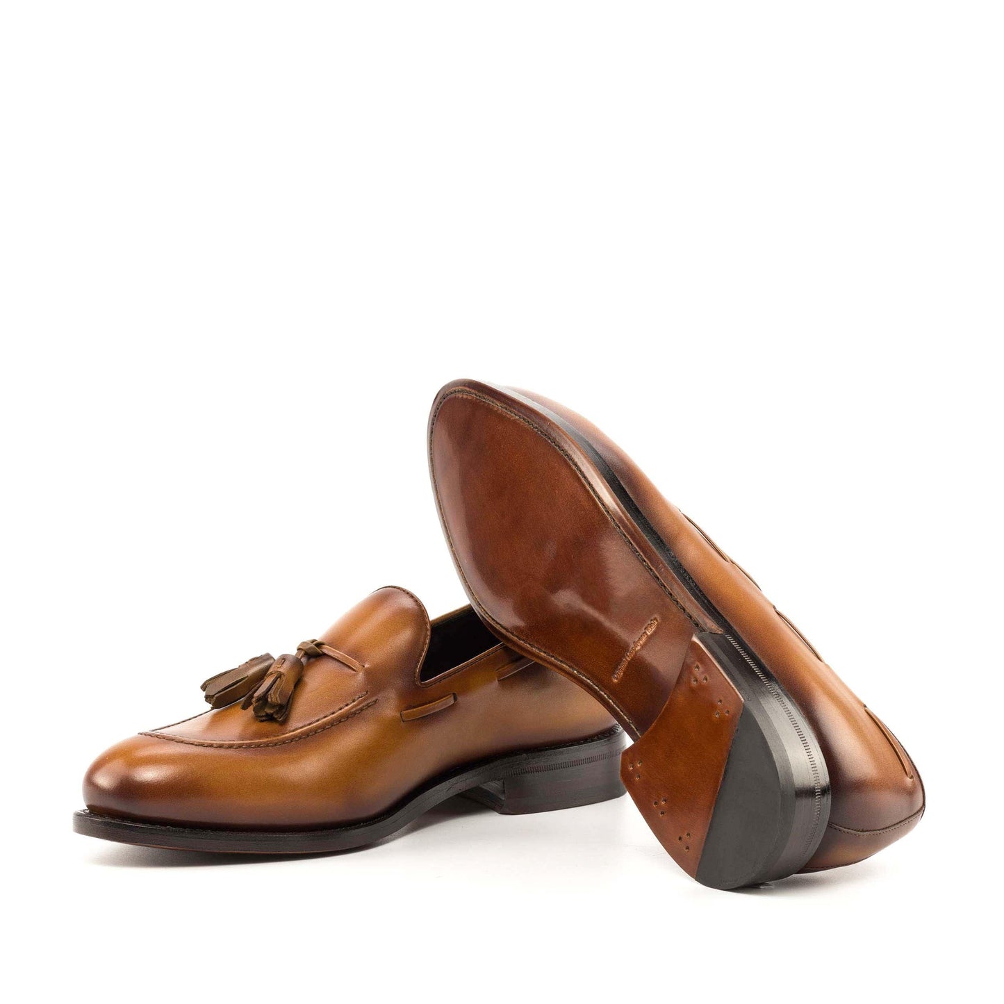 Cognac Loafer - Mr. Dan1els Bespoke Shoes