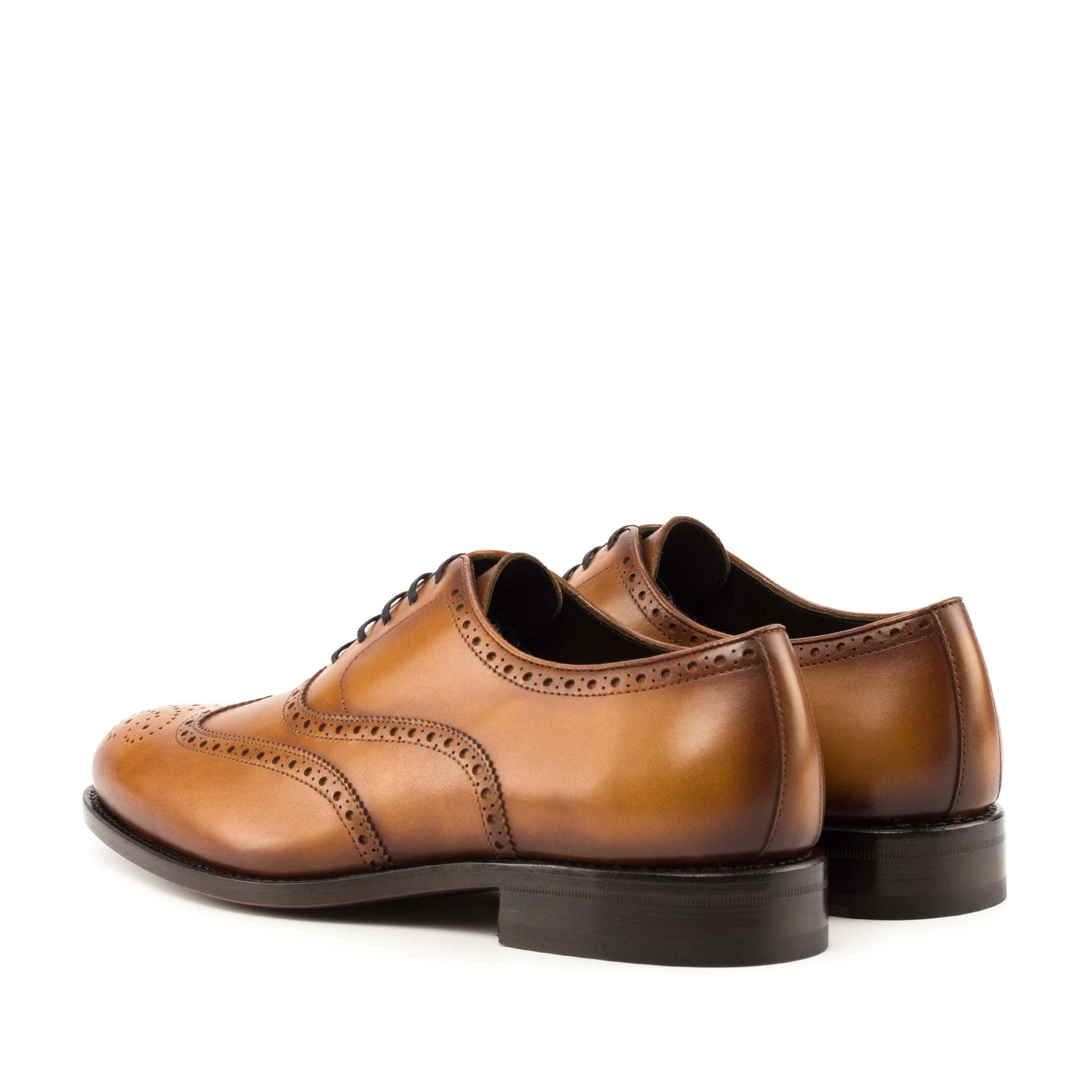 Cognac Calf Full Brogue - Mr. Dan1els Bespoke Shoes