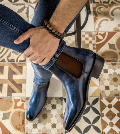 Midnight Chelsea Boot - Mr. Dan1els Bespoke Shoes