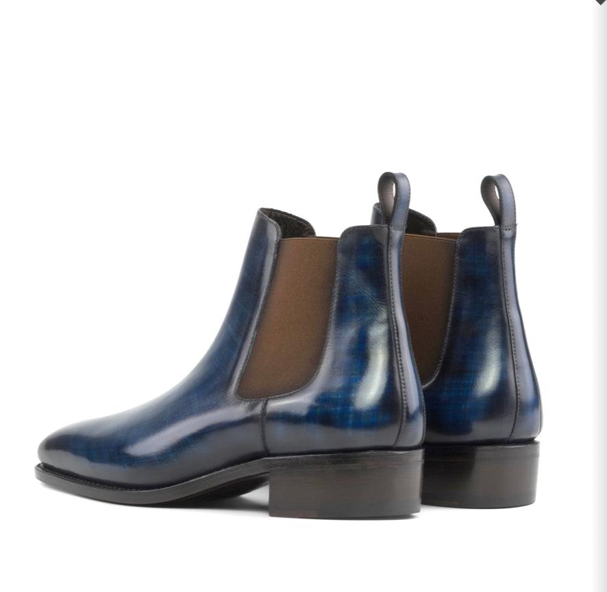 Midnight Chelsea Boot - Mr. Dan1els Bespoke Shoes