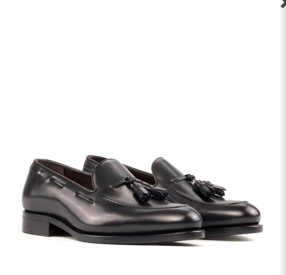 Dusk Black Loafers - Mr. Dan1els Bespoke Shoes