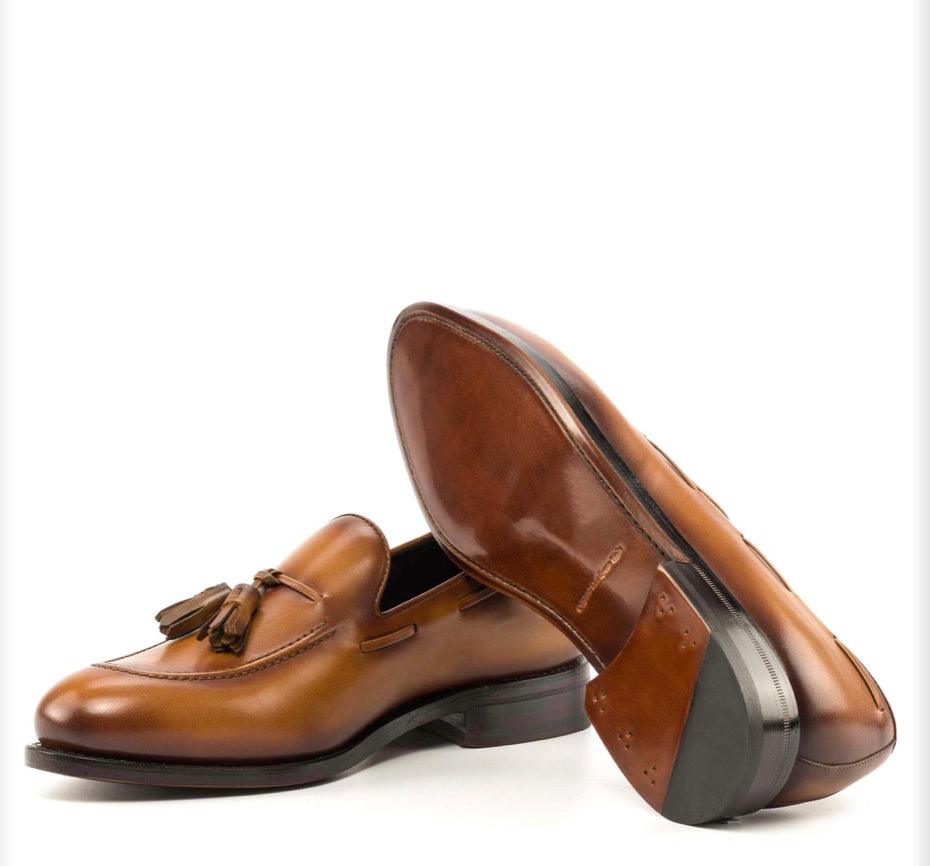 Cognac Loafer - Mr. Dan1els Bespoke Shoes